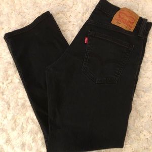 Levis 514 Straight Fit Stretch Jeans Black